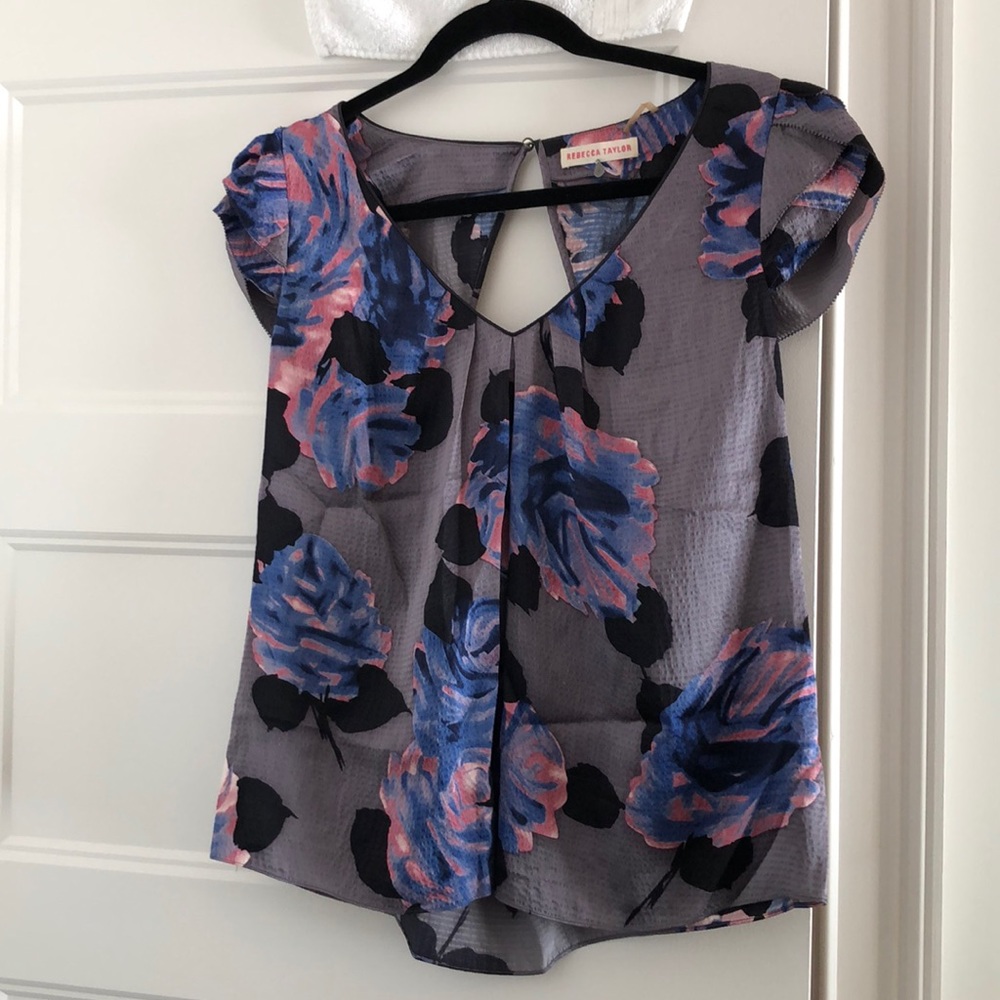 Rebecca Taylor silk blouse.